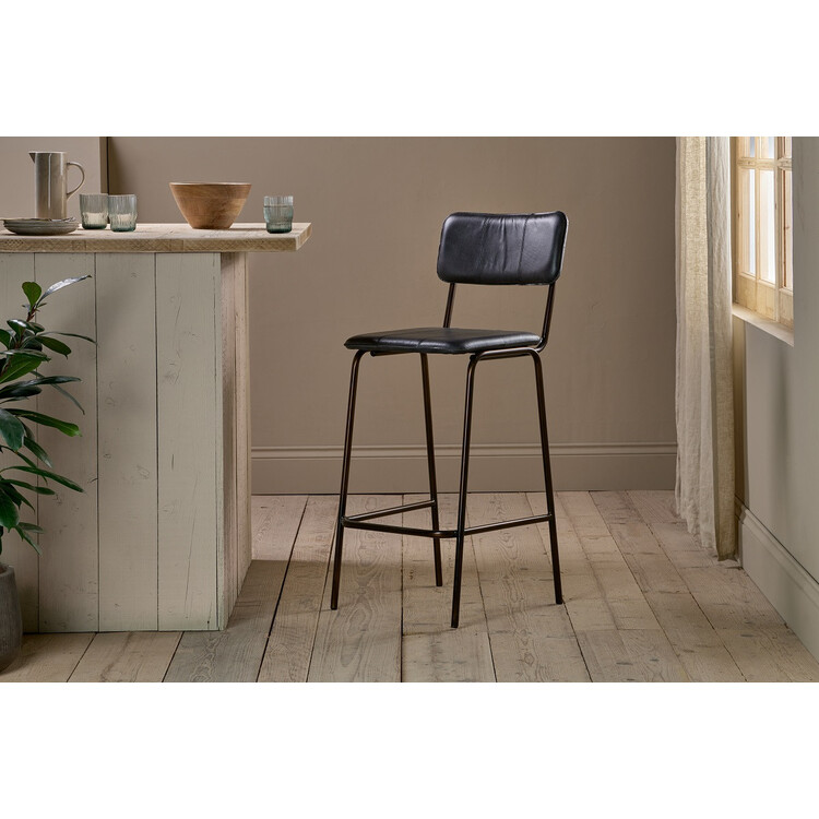 Ukari Leather Counter Chair from Accessories for the Home Ukari Leather Counter Chair from Accessories for the Home