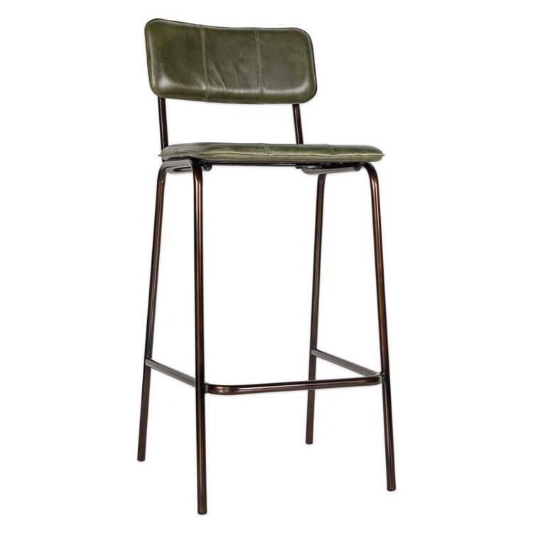 Ukari Leather Counter Chair from Accessories for the Home Ukari Leather Counter Chair from Accessories for the Home