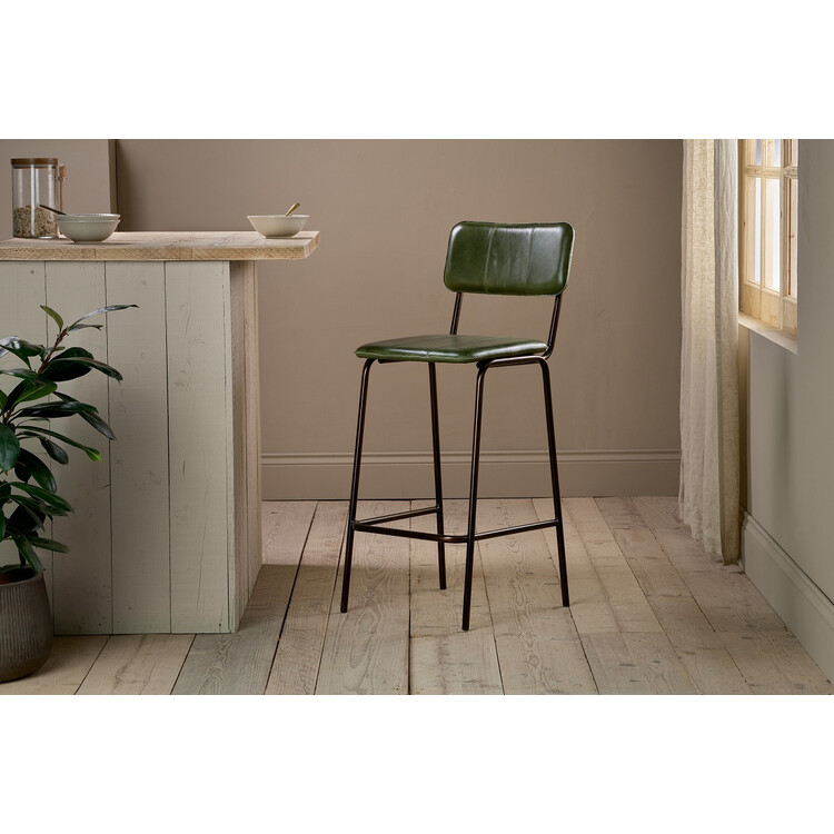 Ukari Leather Counter Chair from Accessories for the Home Ukari Leather Counter Chair from Accessories for the Home