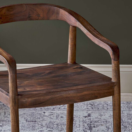 Anbu Acacia Dining Chair- Washed Walnut from Accessories for the Home 2