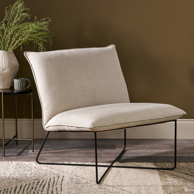 Kashvi Oversized Linen Lounger from Accessories for the Home