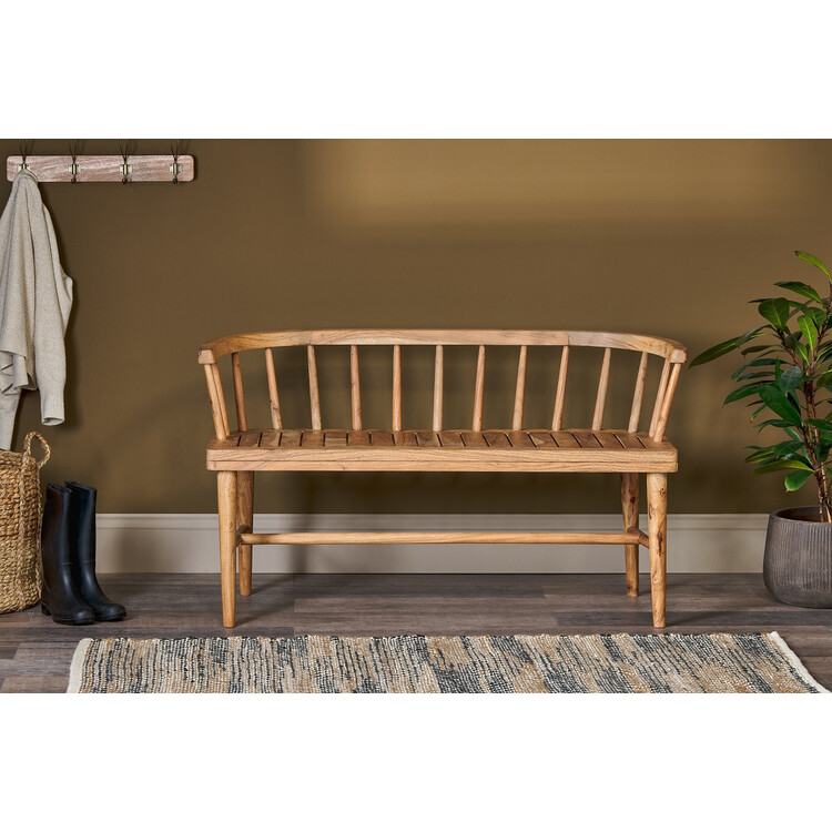 Tipu Acacia Wood Bench from Accessories for the Home Tipu Acacia Wood Bench from Accessories for the Home