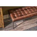 Nasan Tan Leather Upholstered Bench from Accessories for the Home