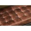 Nasan Tan Leather Upholstered Bench from Accessories for the Home