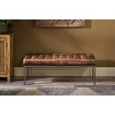 Nasan Tan Leather Upholstered Bench from Accessories for the Home