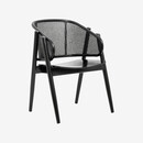 Nordal Wicky Black Rattan Lounge Chair from Accessories for the Home