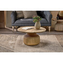Vivan Grooved Mango Wood Coffee Table from Accessories for the Home