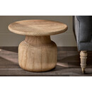 Vivan Grooved Mango Wood Side Table from Accessories for the Home