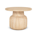 Vivan Grooved Mango Wood Side Table from Accessories for the Home