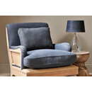 Abe Deconstructed Linen Armchair in Charcoal from Accessories for the Home