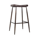 Samaira Leather & Iron Counter Stool from Accessories for the Home