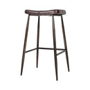 Samaira Leather & Iron Counter Stool from Accessories for the Home