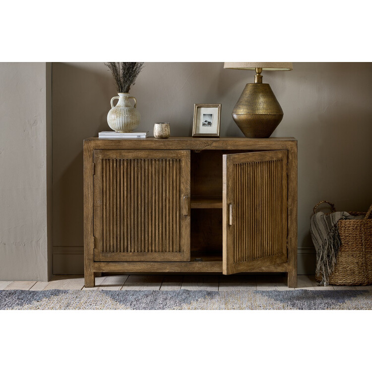 Yasha Reeded Mango Wood Sideboard from Accessories for the Home Yasha Reeded Mango Wood Sideboard from Accessories for the Home