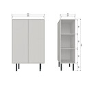 Cadiz Pine Storage Cabinet in Mist from Accessories for the Home