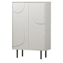 Cadiz Pine Storage Cabinet in Mist from Accessories for the Home