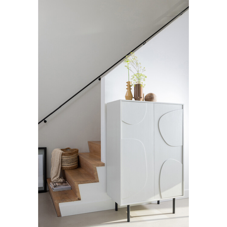 Cadiz Pine Storage Cabinet in Mist from Accessories for the Home