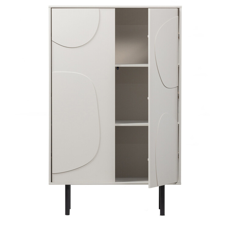 Cadiz Pine Storage Cabinet in Mist from Accessories for the Home