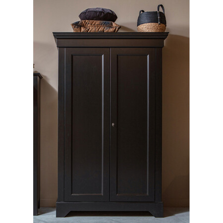 Isabel Pine Storage Cabinet in Black from Accessories for the Home 2