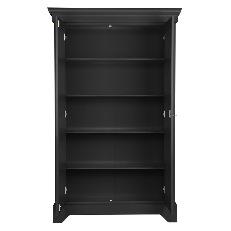Isabel Pine Storage Cabinet in Black from Accessories for the Home