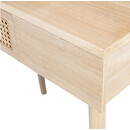 Soof Natural & Rattan Dressing Table with Mirror from Accessories for the Home