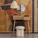 Soof Natural & Rattan Dressing Table with Mirror from Accessories for the Home