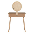 Soof Natural & Rattan Dressing Table with Mirror from Accessories for the Home