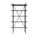 Muubs Austin Black Leather Bookcase from Accessories for the Home