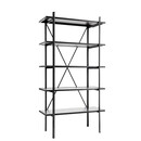 Muubs Austin Black Leather Bookcase from Accessories for the Home