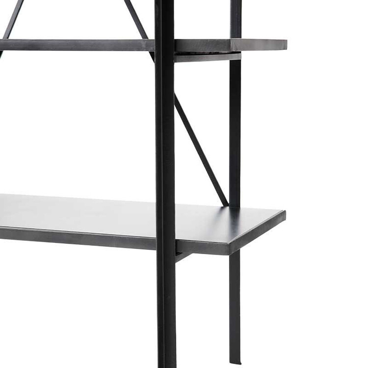 Muubs Austin Black Leather Bookcase 