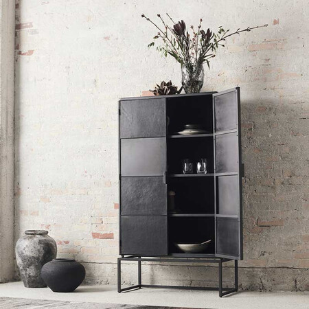 Muubs Austin Black Leather Cabinet from Accessories for the Home 2