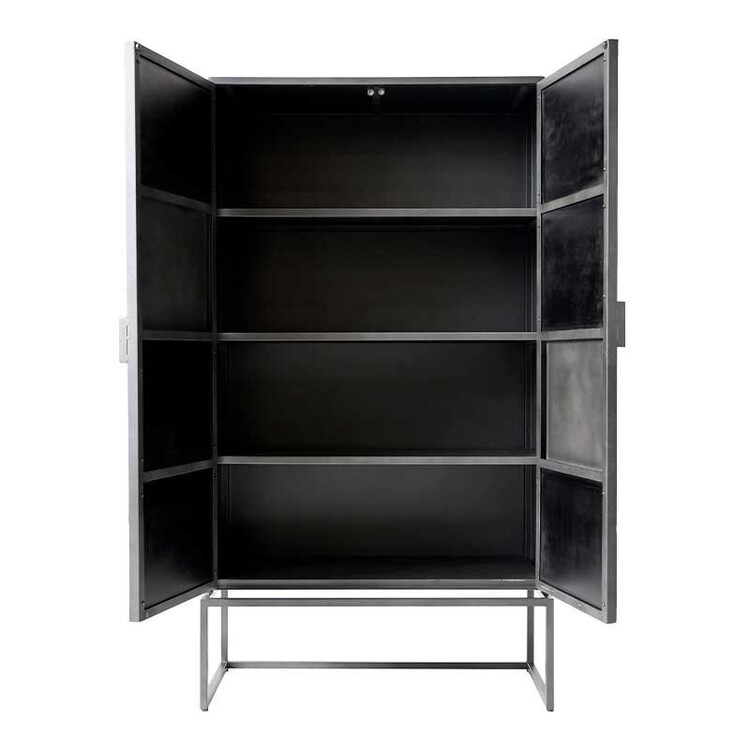 Muubs Austin Black Leather Cabinet from Accessories for the Home Muubs Austin Black Leather Cabinet from Accessories for the Home