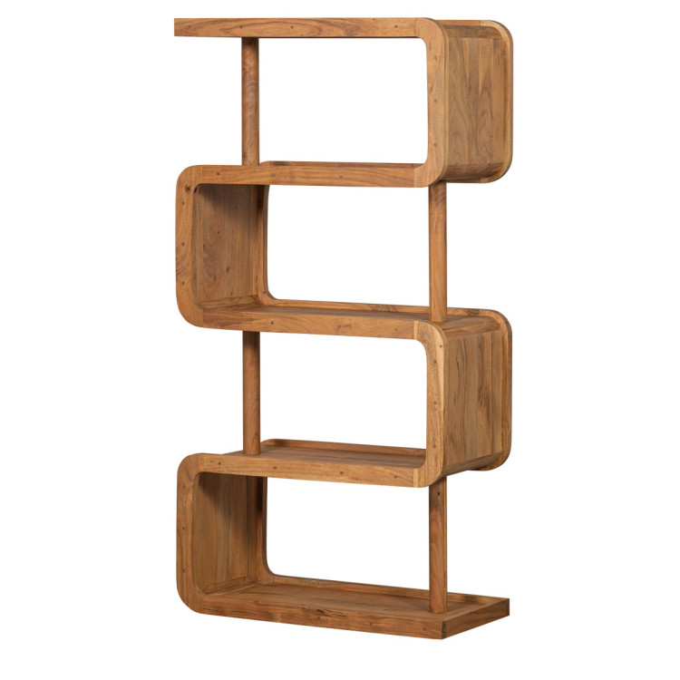 Rattle Acacia Wood Shelving Unit from Accessories for the Home Rattle Acacia Wood Shelving Unit from Accessories for the Home