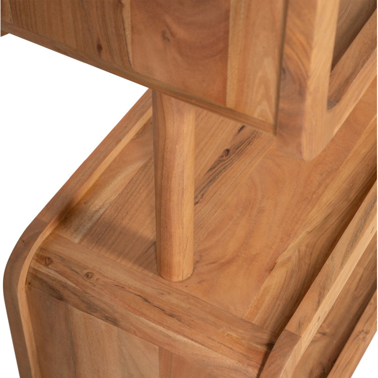 Rattle Acacia Wood Shelving Unit from Accessories for the Home Rattle Acacia Wood Shelving Unit from Accessories for the Home