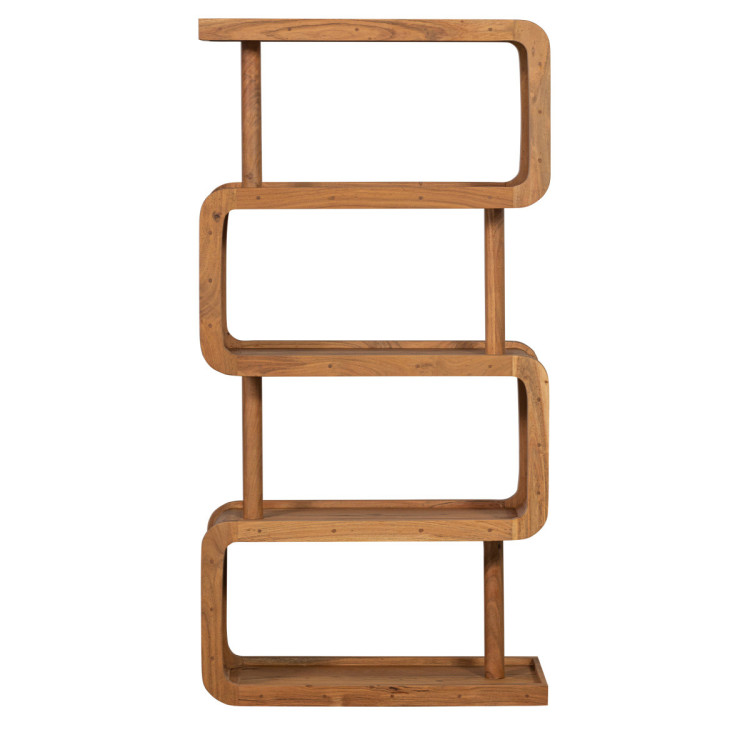 Rattle Acacia Wood Shelving Unit from Accessories for the Home Rattle Acacia Wood Shelving Unit from Accessories for the Home