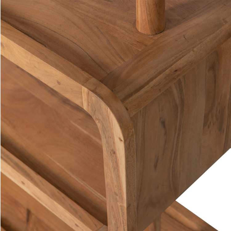 Rattle Acacia Wood Shelving Unit from Accessories for the Home Rattle Acacia Wood Shelving Unit from Accessories for the Home
