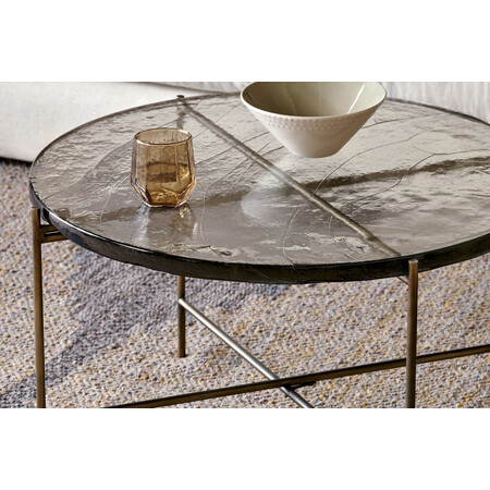 Aluva Circular Glass Coffee Table from Accessories for the Home 2