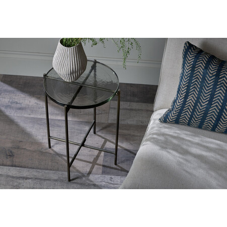 Aluva Circular Glass Side Table from Accessories for the Home 2