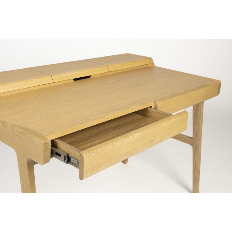 Zuiver Kaat Desk Table (Natural or Black) from Accessories for the Home