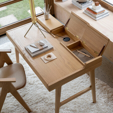 Zuiver Kaat Desk Table (Natural, Black or Walnut) from Accessories for the Home