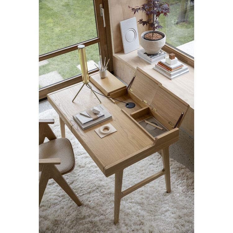 Zuiver Kaat Desk Table (Natural or Black) from Accessories for the Home Zuiver Kaat Desk Table (Natural or Black) from Accessories for the Home