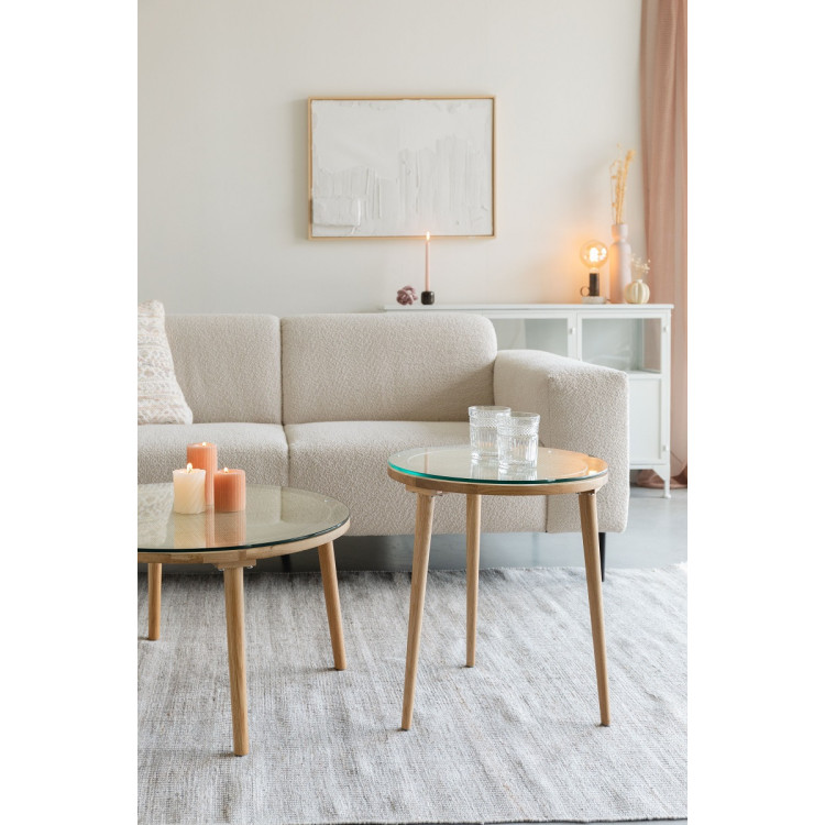 Haru Rattan & Wood Side Table from Accessories for the Home