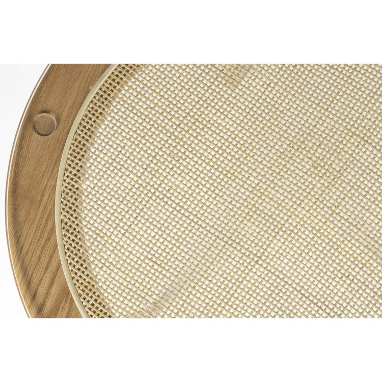 Haru Rattan & Wood Side Table from Accessories for the Home