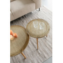 Haru Rattan & Wood Side Table from Accessories for the Home