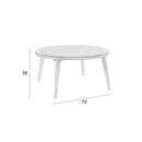 Haru Rattan & Wood Round Coffee Table from Accessories for the Home