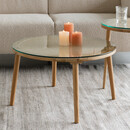 Haru Rattan & Wood Round Coffee Table from Accessories for the Home