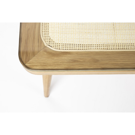Haru Rattan & Wood Rectangular Coffee Table from Accessories for the Home 2