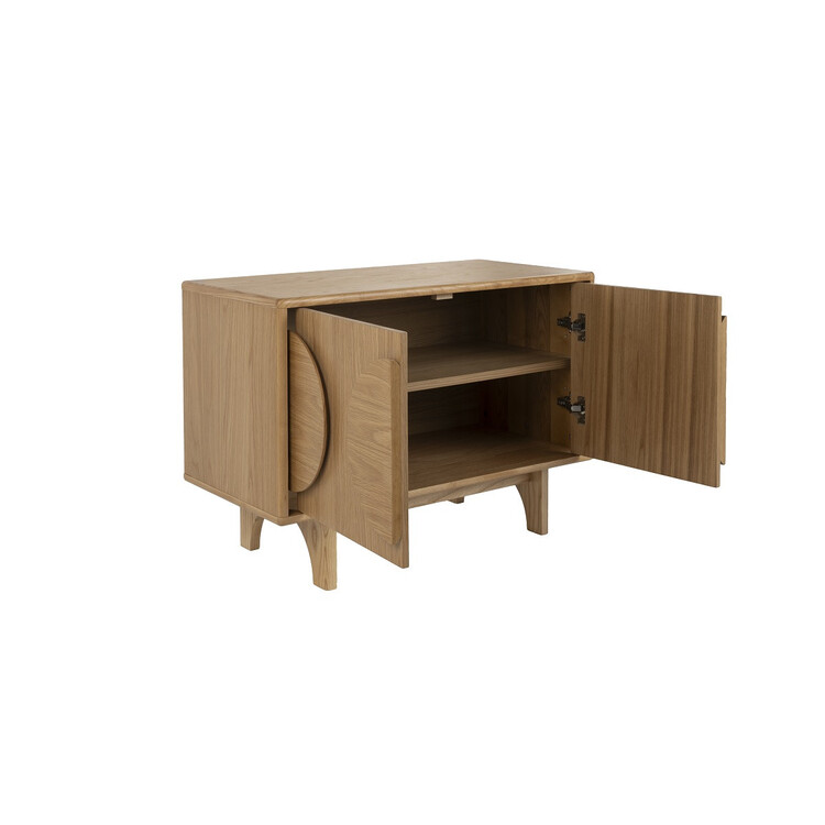 Zuiver Groove Small Sideboard- Walnut or Oak from Accessories for the Home Zuiver Groove Small Sideboard- Walnut or Oak from Accessories for the Home