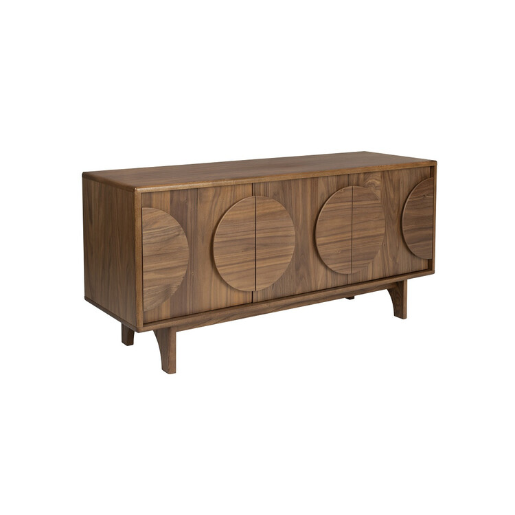 Zuiver Groove Large Sideboard in walnut from Accessories for the Home Zuiver Groove Large Sideboard in walnut from Accessories for the Home