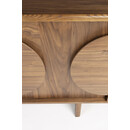 Door details on the Zuiver Groove Large Sideboard in Walnut from Accessories for the Home