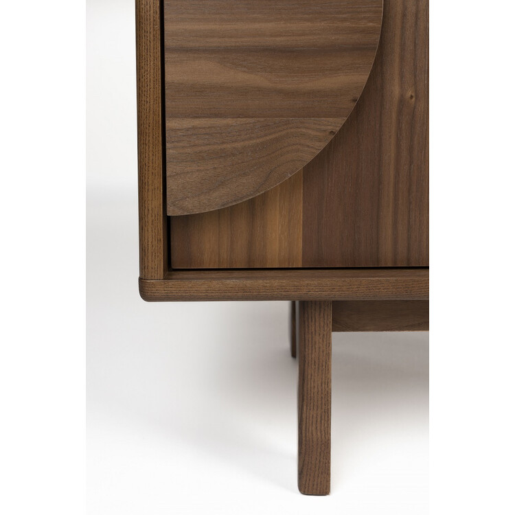 Leg and frame details on the Zuiver Groove Large Sideboard in Walnut from Accessories for the Home Leg and frame details on the Zuiver Groove Large Sideboard in Walnut from Accessories for the Home